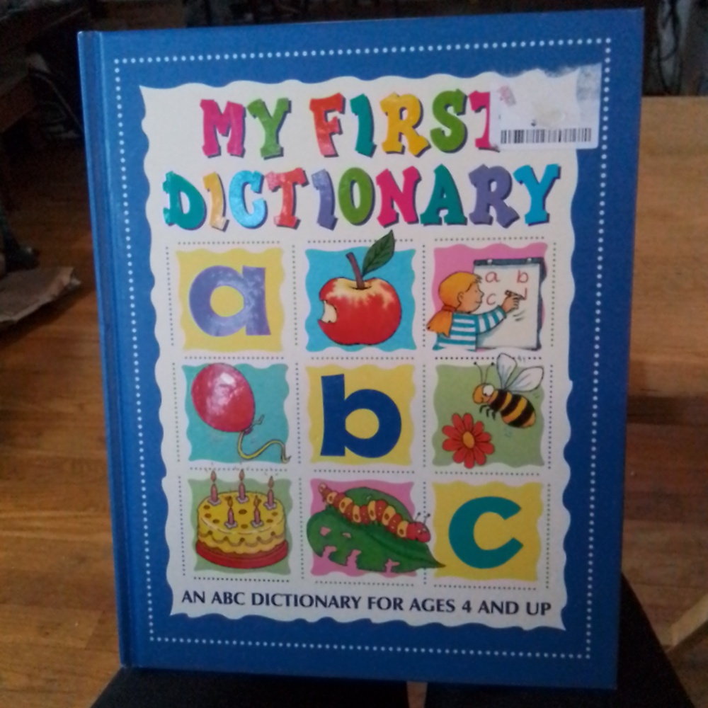 LIKE NEW My First Dictionary, ABC Picture Book For Ages 4 and Up
